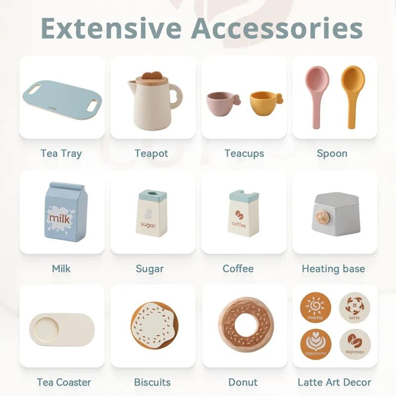 Woods™ - Kleine Theefeestjes - Speelgoed Thee Set - AlmaVidaKids