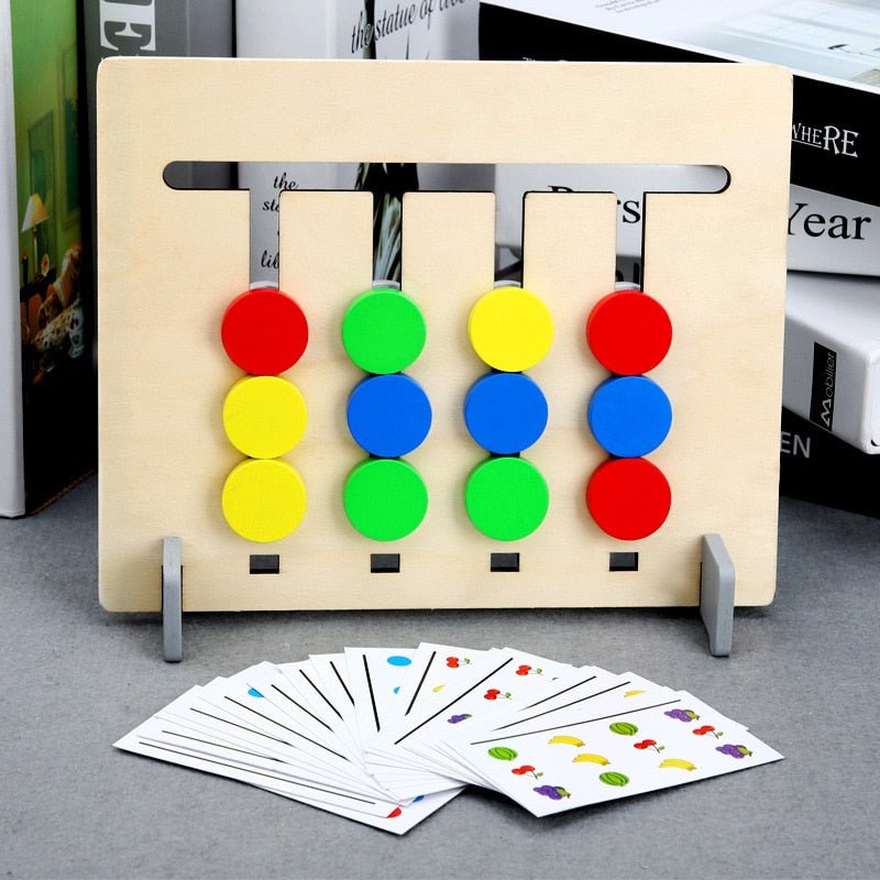 Woods™ | Logisch redeneren voor kinderen - Montessori sorteerpuzzel - AlmaVidaKids