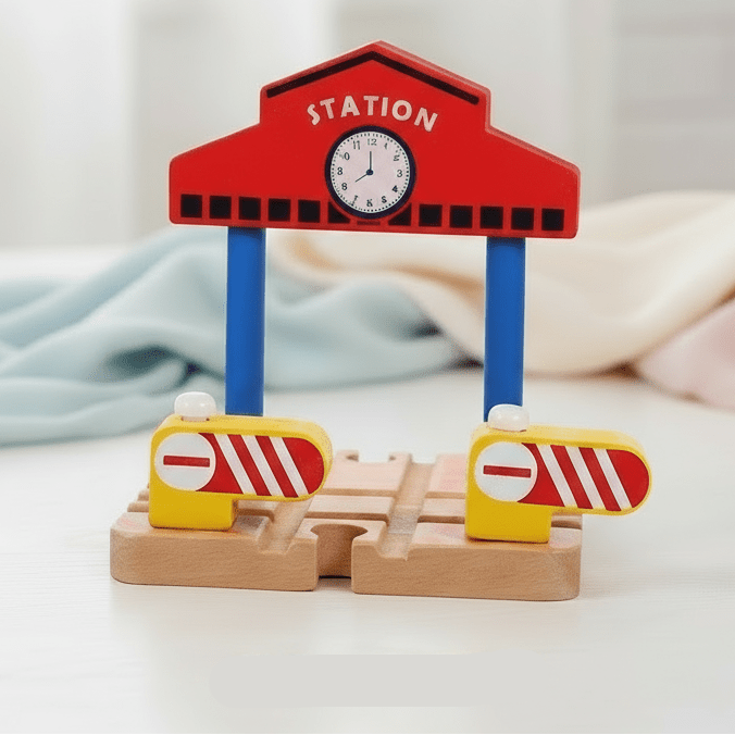 Woods – Stijlvol & Educatief – Houten Openbaar Vervoer Speelset - AlmaVidaKids