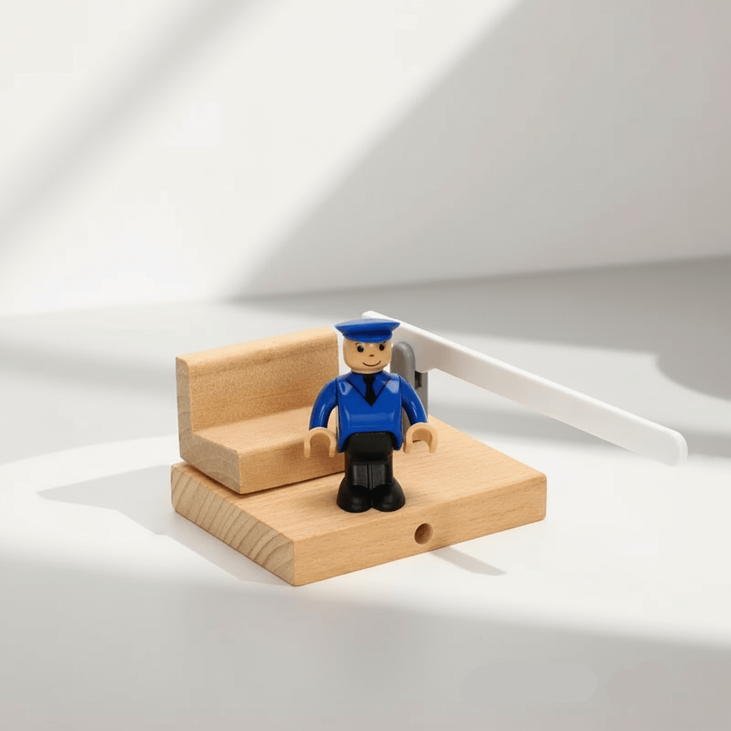 Woods – Stijlvol & Educatief – Houten Openbaar Vervoer Speelset - AlmaVidaKids