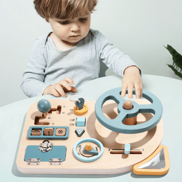 Woods™ - Stuur Avontuur - Montessori - stuurwiel - AlmaVidaKids