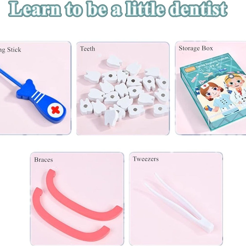 Woods™ - Tandarts in de Dop - Tandarts Speelset - AlmaVidaKids