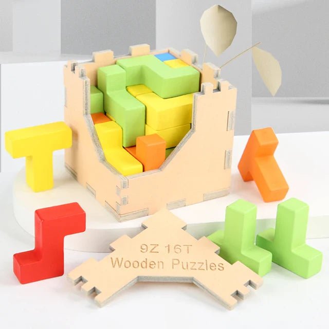 Woods™ - Train je brein - 3D Tetris Puzzel - AlmaVidaKids