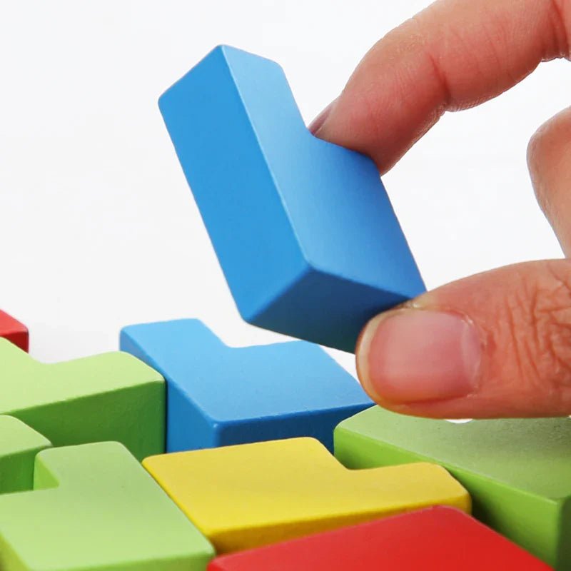 Woods™ - Train je brein - 3D Tetris Puzzel - AlmaVidaKids