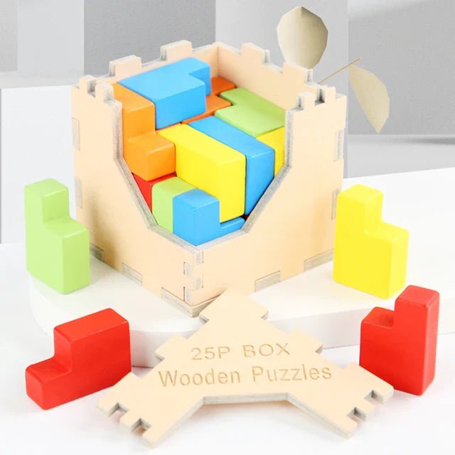 Woods™ - Train je brein - 3D Tetris Puzzel - AlmaVidaKids