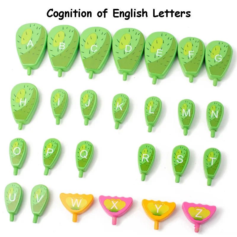 Woods™ - Woorden maken & creatief - Cactus Letterboom - AlmaVidaKids