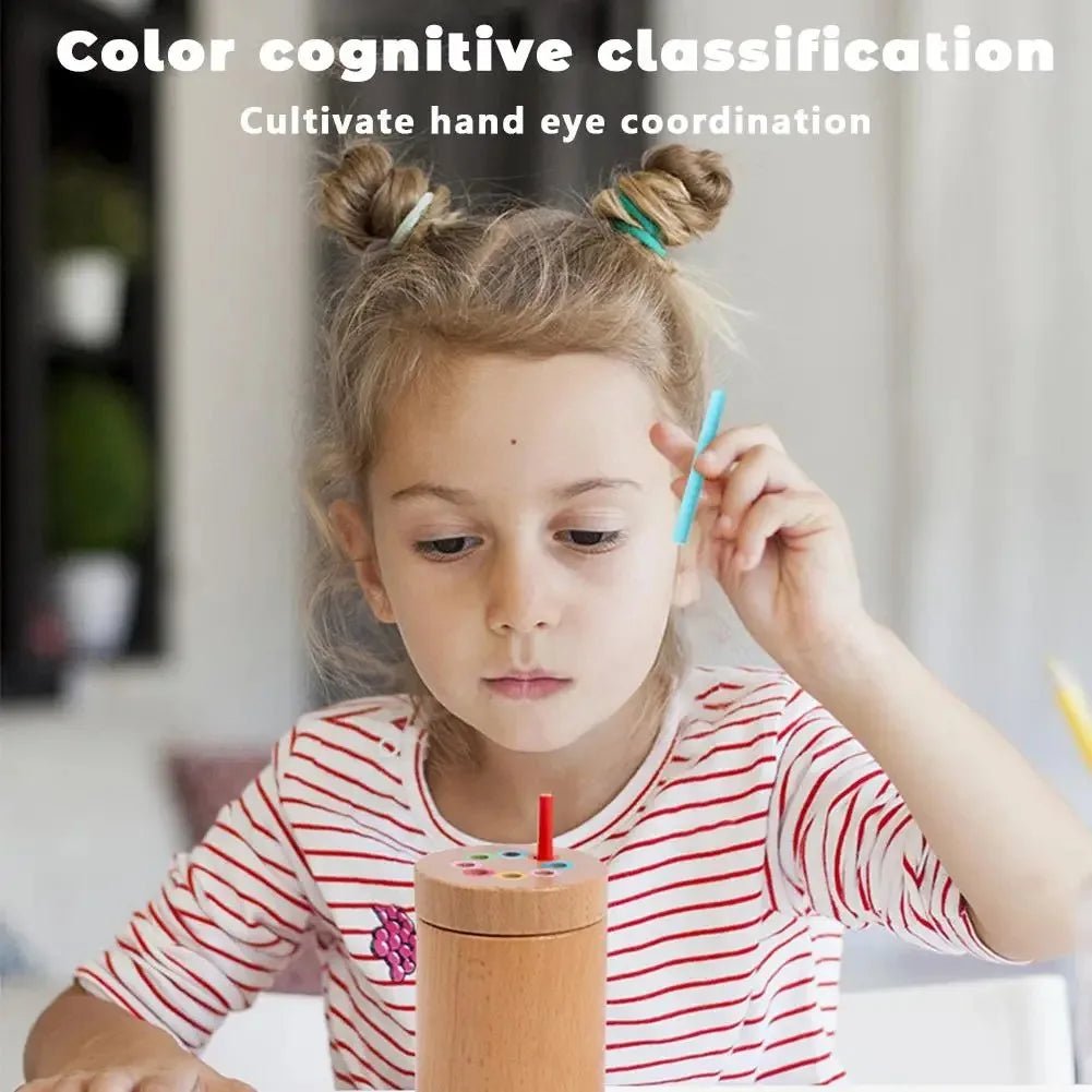 Woods™ - Zintuiglijke Ontwikkeling - Kleursorteer Spel - AlmaVidaKids