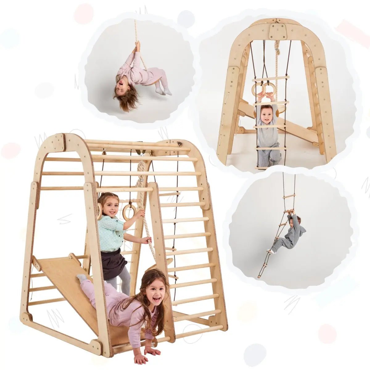 Playground | Swings Set | Slide Board - AlmaVidaKids
