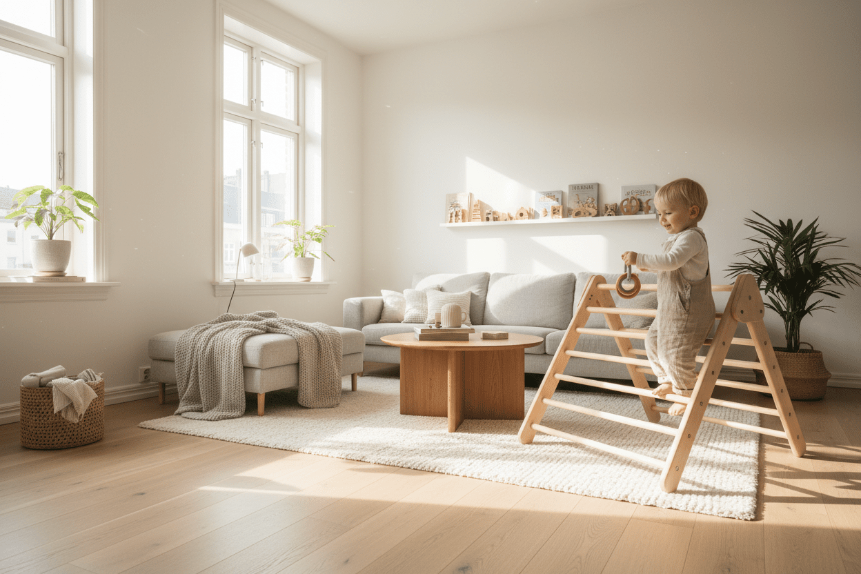 Setting Up a Pikler Play Space: Room-by-Room Guide for Small European Homes - AlmaVidaKids