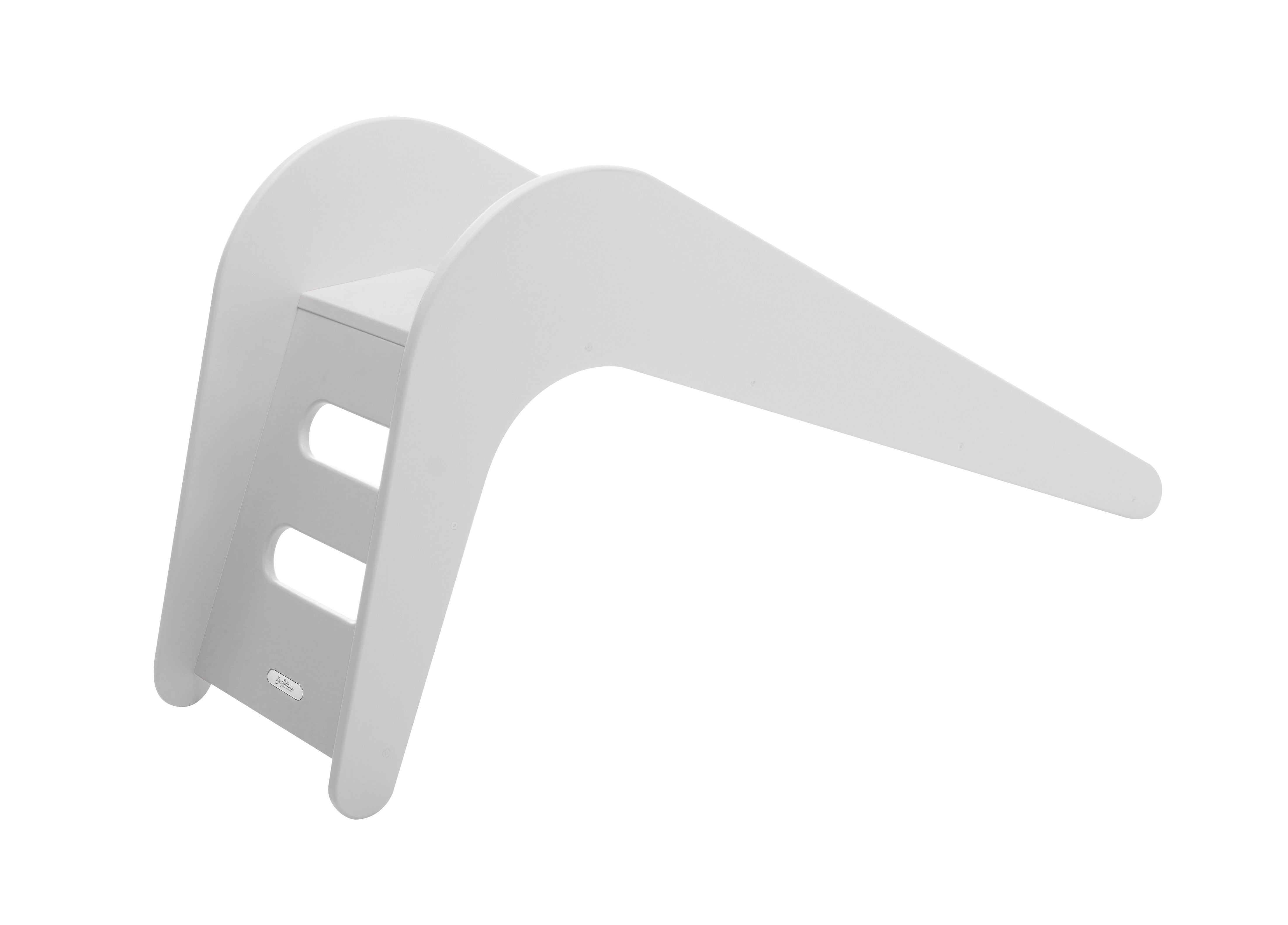 White wooden indoor slide for toddlers — Jupiduu Indoor Slide — AlmaVidaKids