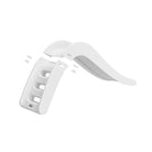 Back view of white outdoor slide - Jupiduu Outdoor Slide - AlmaVidaKids
