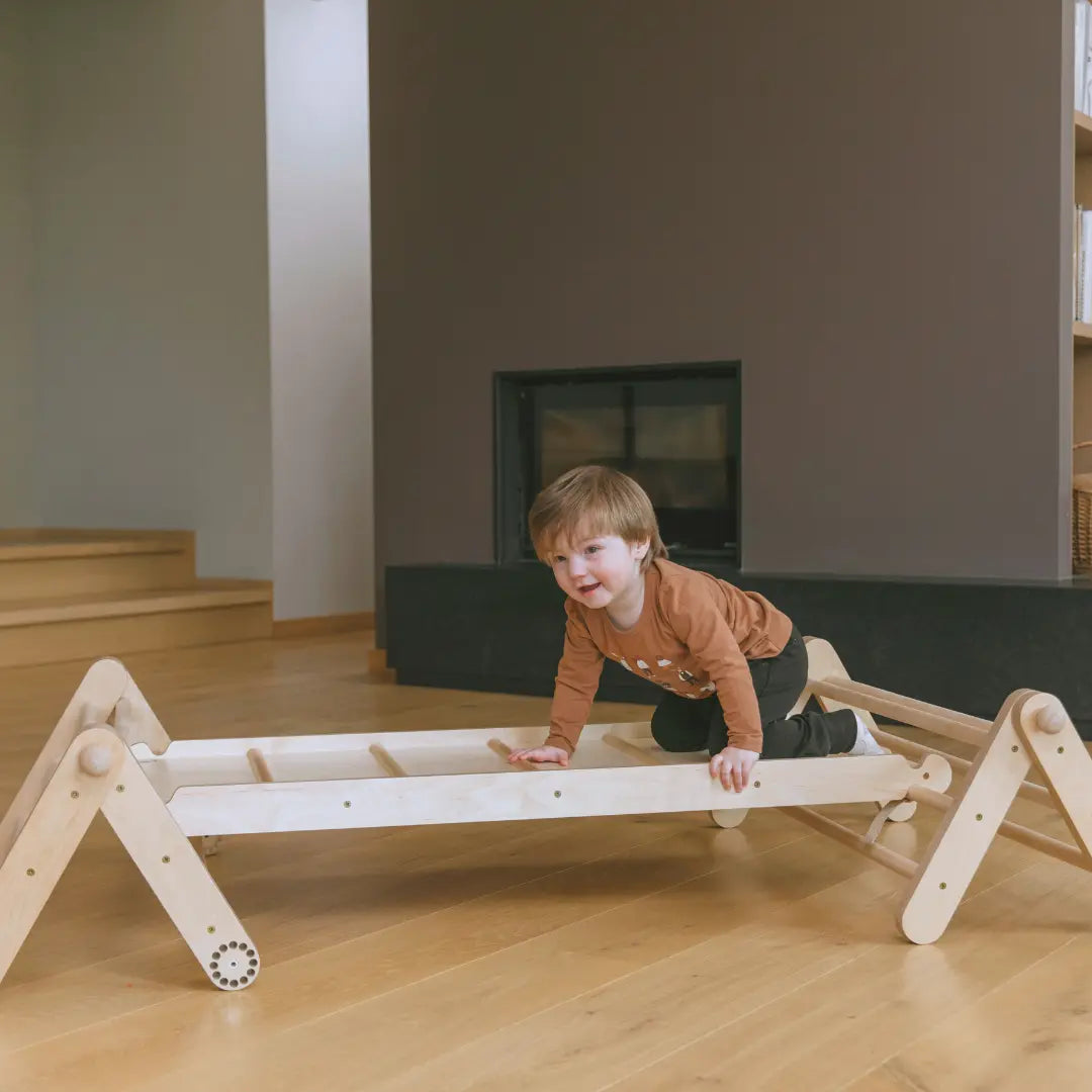 MOPITRI® • 4-segment Modifiable Climbing Triangle • Inspired by Emmi Pikler Ette Tete