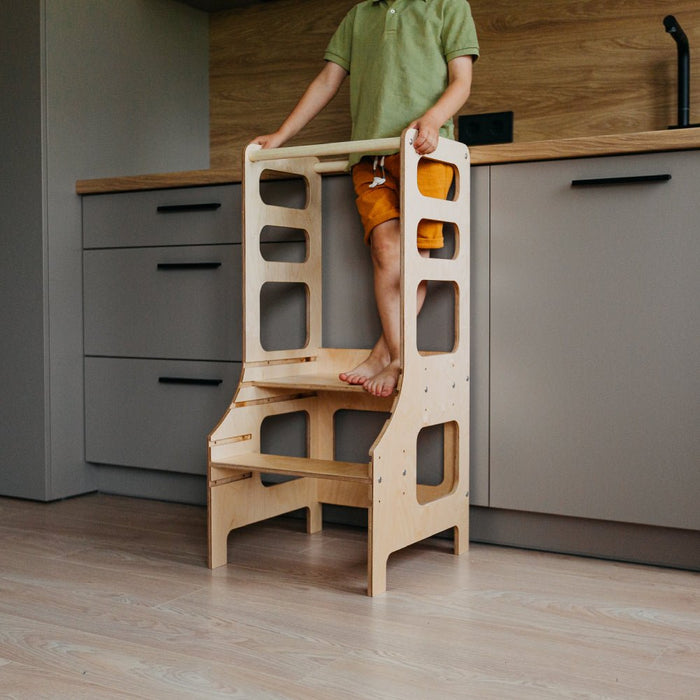 Adjustable Learning Tower - White