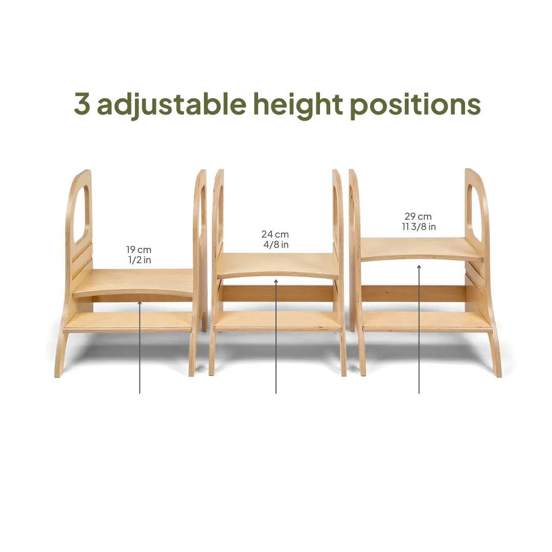 MIIMO® • Adjustable height step stool • Montessori inspired Ette Tete