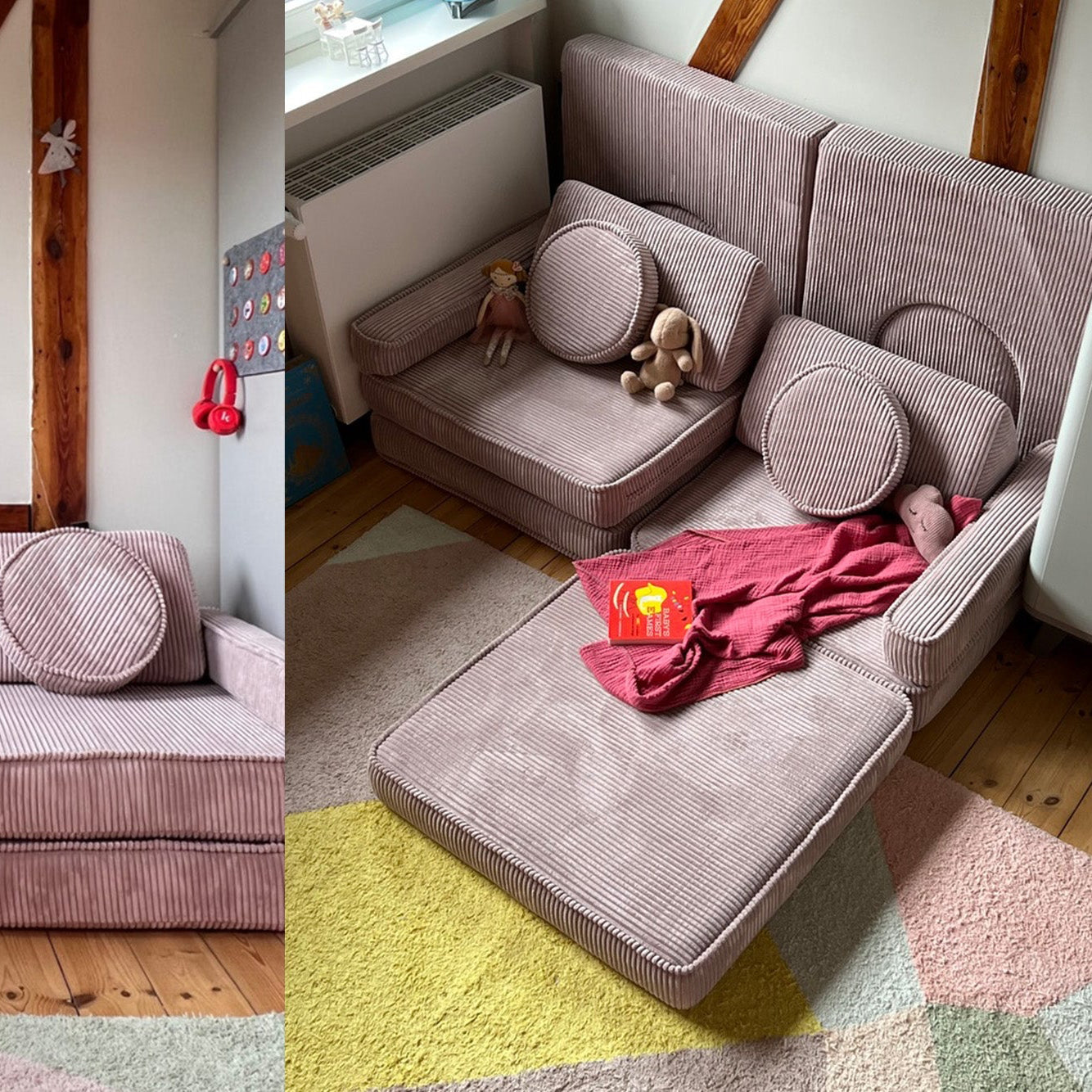 Shappy Play Sofa Corduroy Candy