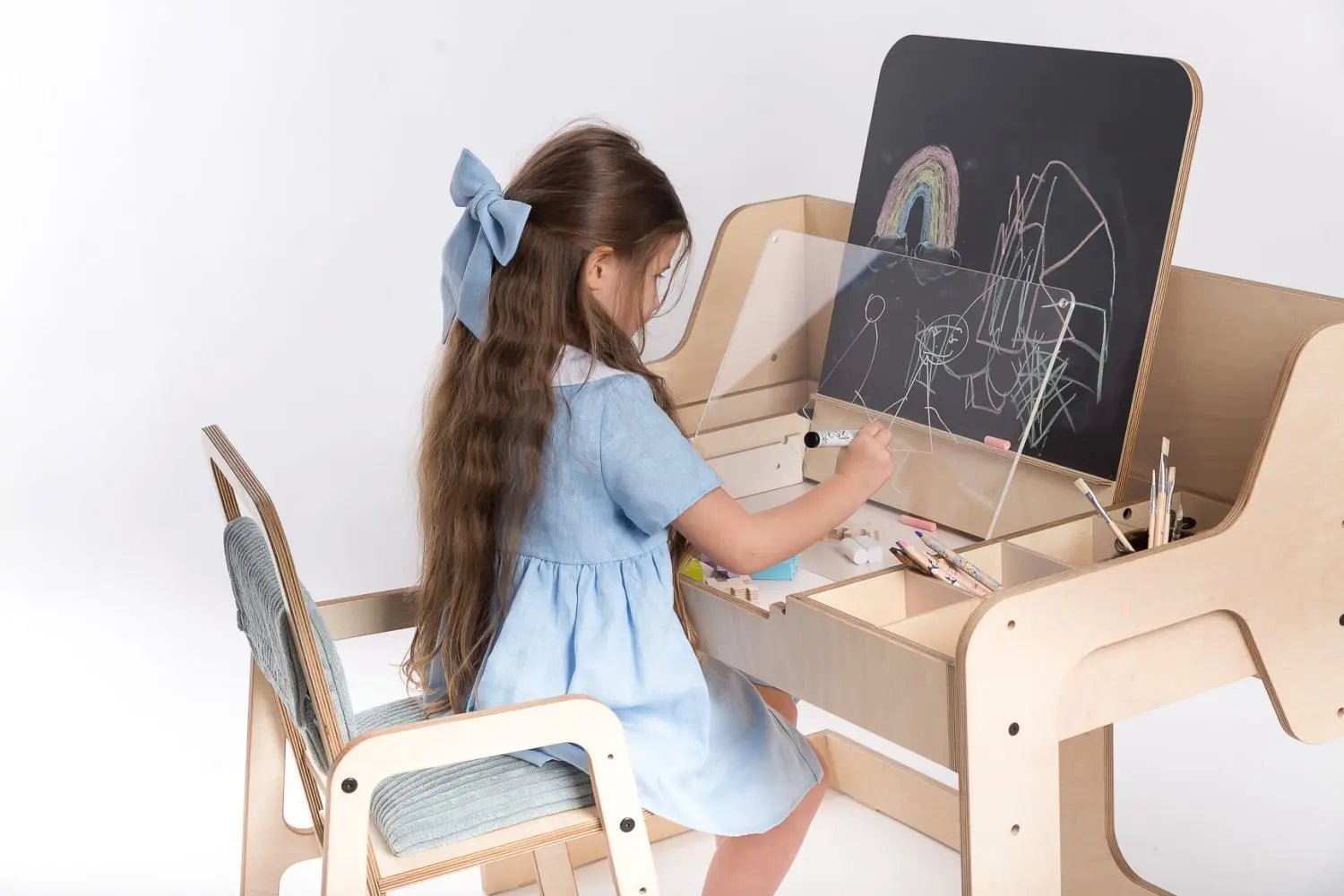Adjustable Children Table and Chair set Luula - AlmaVidaKids