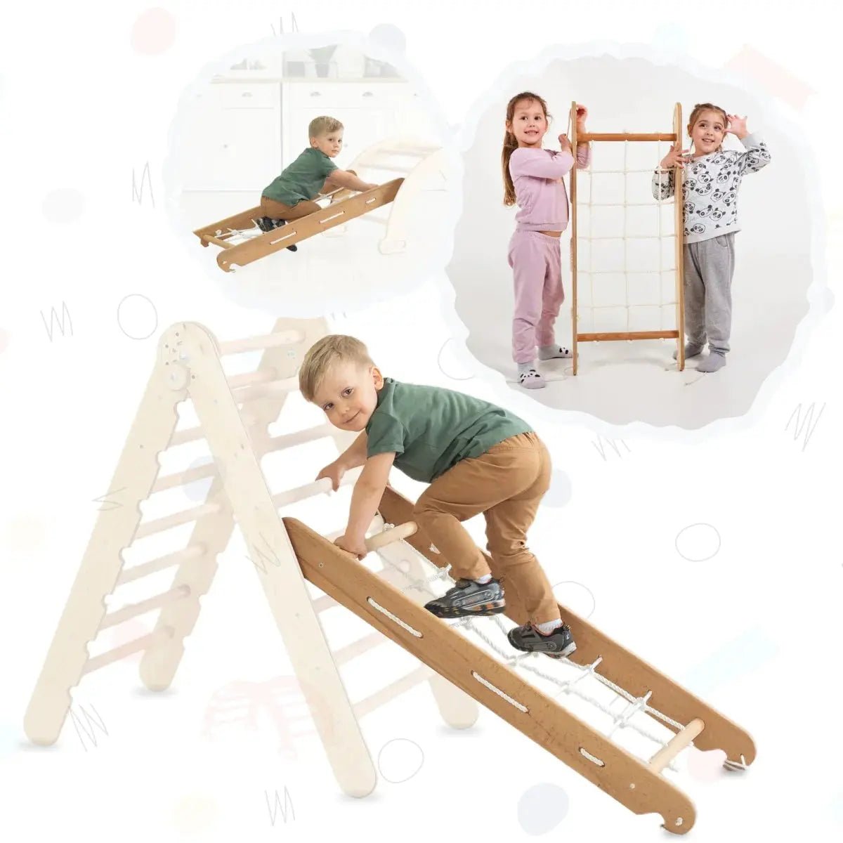 Climbing Net for Climbing Triangle - AlmaVidaKids