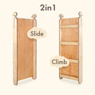 Climbing Set: Triangle Ladder | Climbing Arch | Slide Board/Ramp | Rope Ladder - AlmaVidaKids