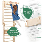 Climbing Wall Set · Gym Add - on · Slide & Swings - AlmaVidaKids