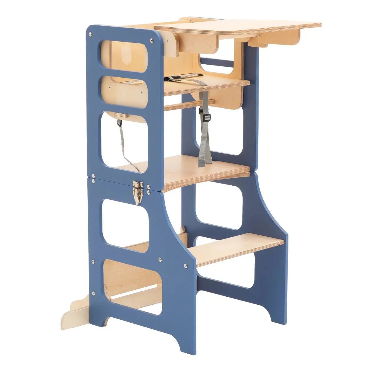 Foldable learning tower high chair - AlmaVidaKids