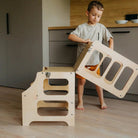 Foldable learning tower high chair - AlmaVidaKids