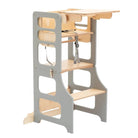 Foldable learning tower high chair - AlmaVidaKids