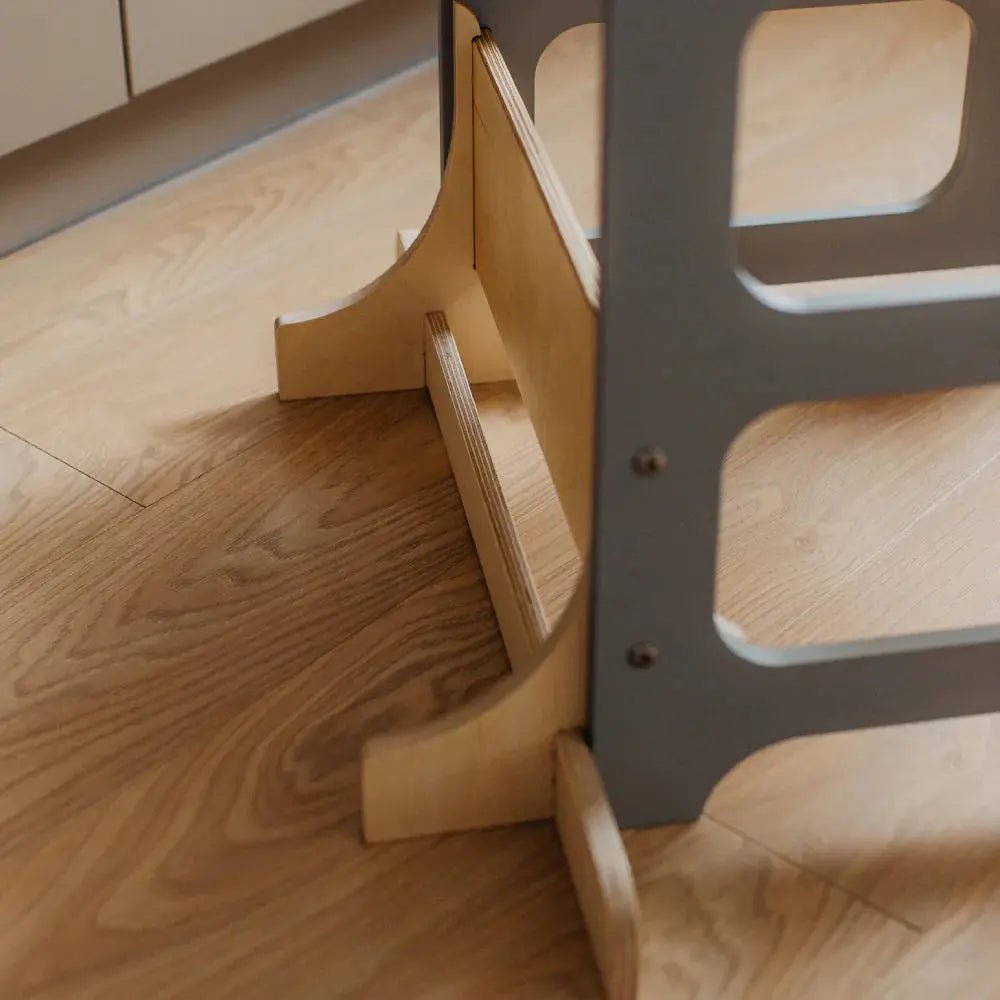 Foldable learning tower high chair - AlmaVidaKids