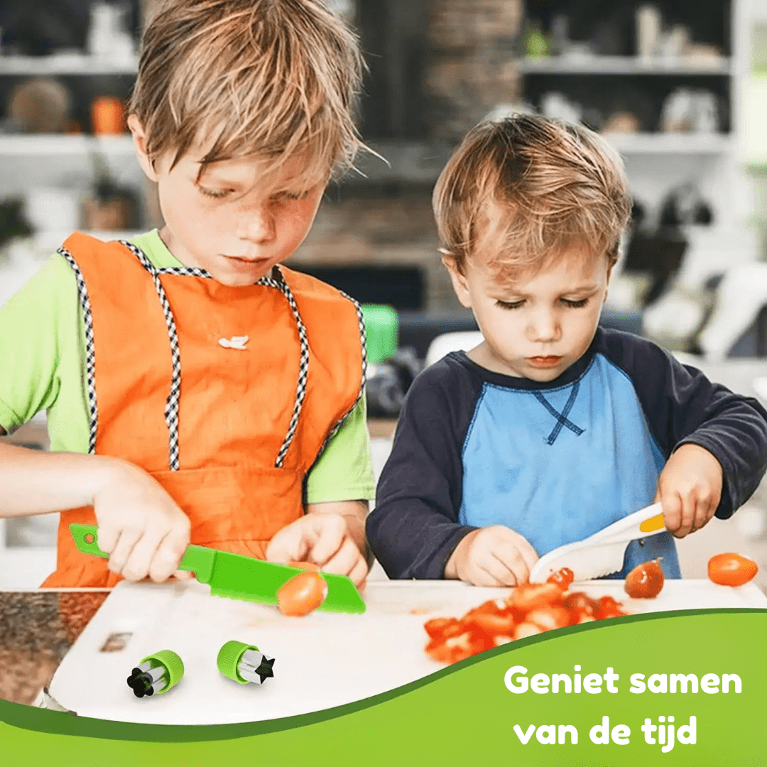 Junior Chef Set™ - Veilig snijden - Speelgoed keukenset - AlmaVidaKids