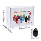 KleurenKanjers – Leren & Ontdekken – Montessori Houten Kleurensorteerspel - AlmaVidaKids