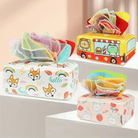 KleurenKracht – Ontwikkeling & Zintuigen – Montessori Sensorische Tissuebox - AlmaVidaKids