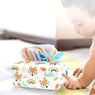 KleurenKracht – Ontwikkeling & Zintuigen – Montessori Sensorische Tissuebox - AlmaVidaKids