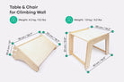 Table & Chair Add-on for Climber Wall Leg&Go