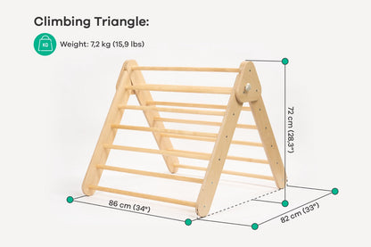 Pikler climbing triangle