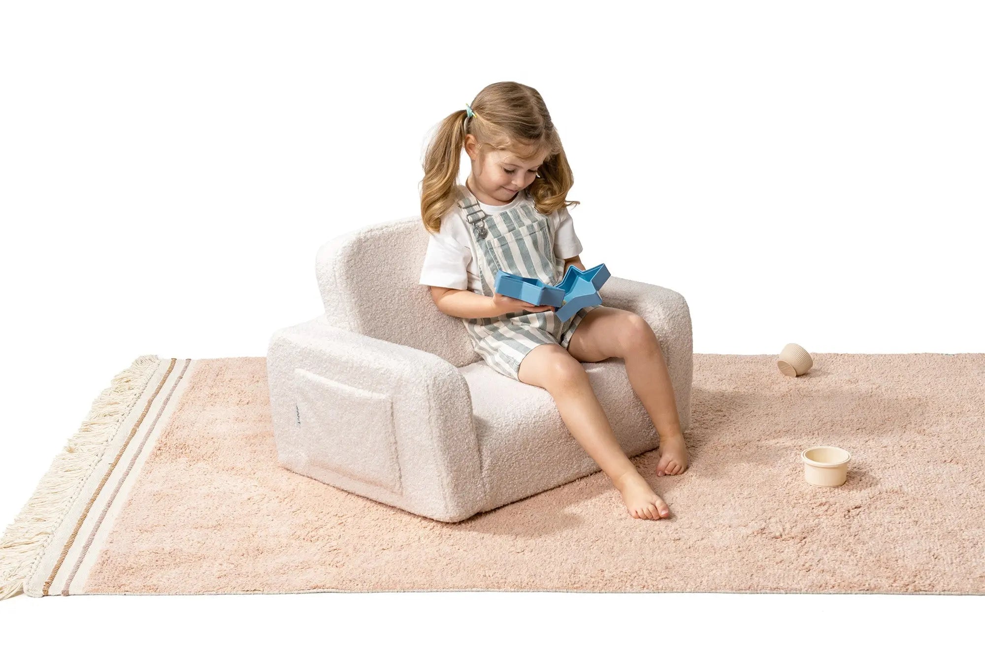 Lumi Chair Teddy – 2 - in - 1 Chair and Nap Mattress - AlmaVidaKids
