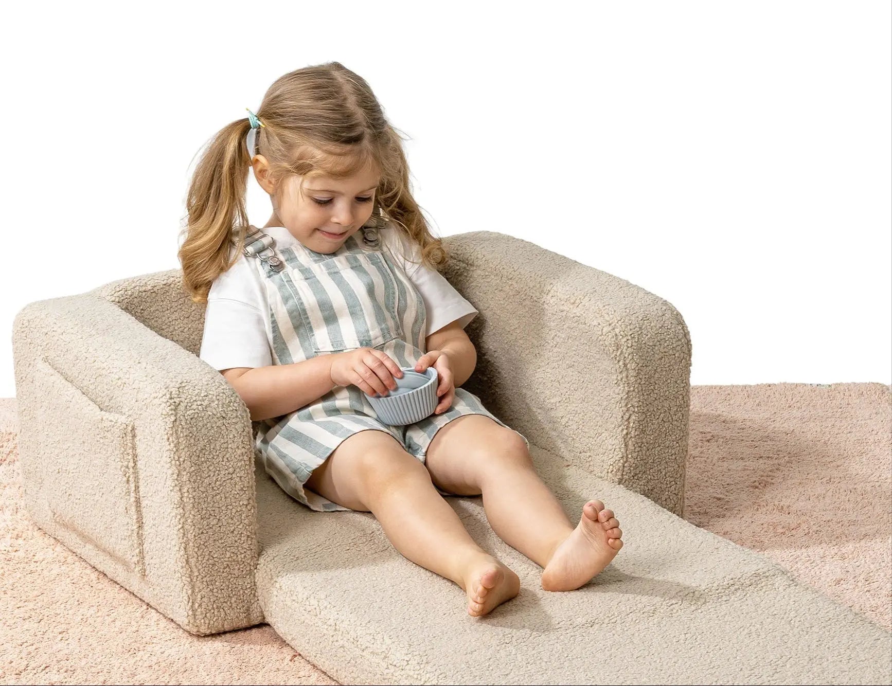 Lumi Chair Teddy – 2 - in - 1 Chair and Nap Mattress - AlmaVidaKids