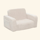 Lumi Toddler Chair Corduroy – 2 - in - 1 Chair and Nap Mattress - AlmaVidaKids