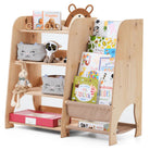 Montessori Bookshelf & Toy Shelving - AlmaVidaKids