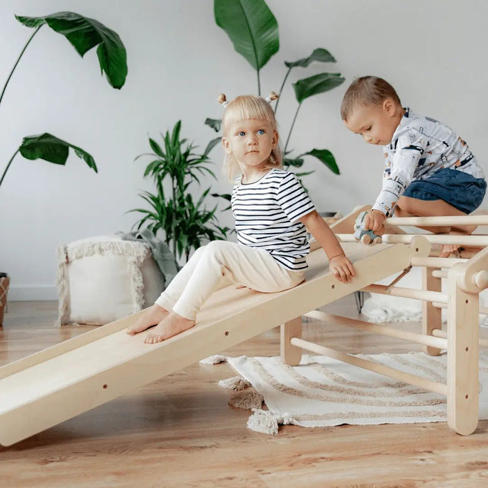 MOPITRI® 4 - segment Modifiable Climbing Pikler Triangle - AlmaVidaKids