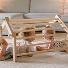 MOPITRI® 4 - segment Modifiable Climbing Pikler Triangle - AlmaVidaKids
