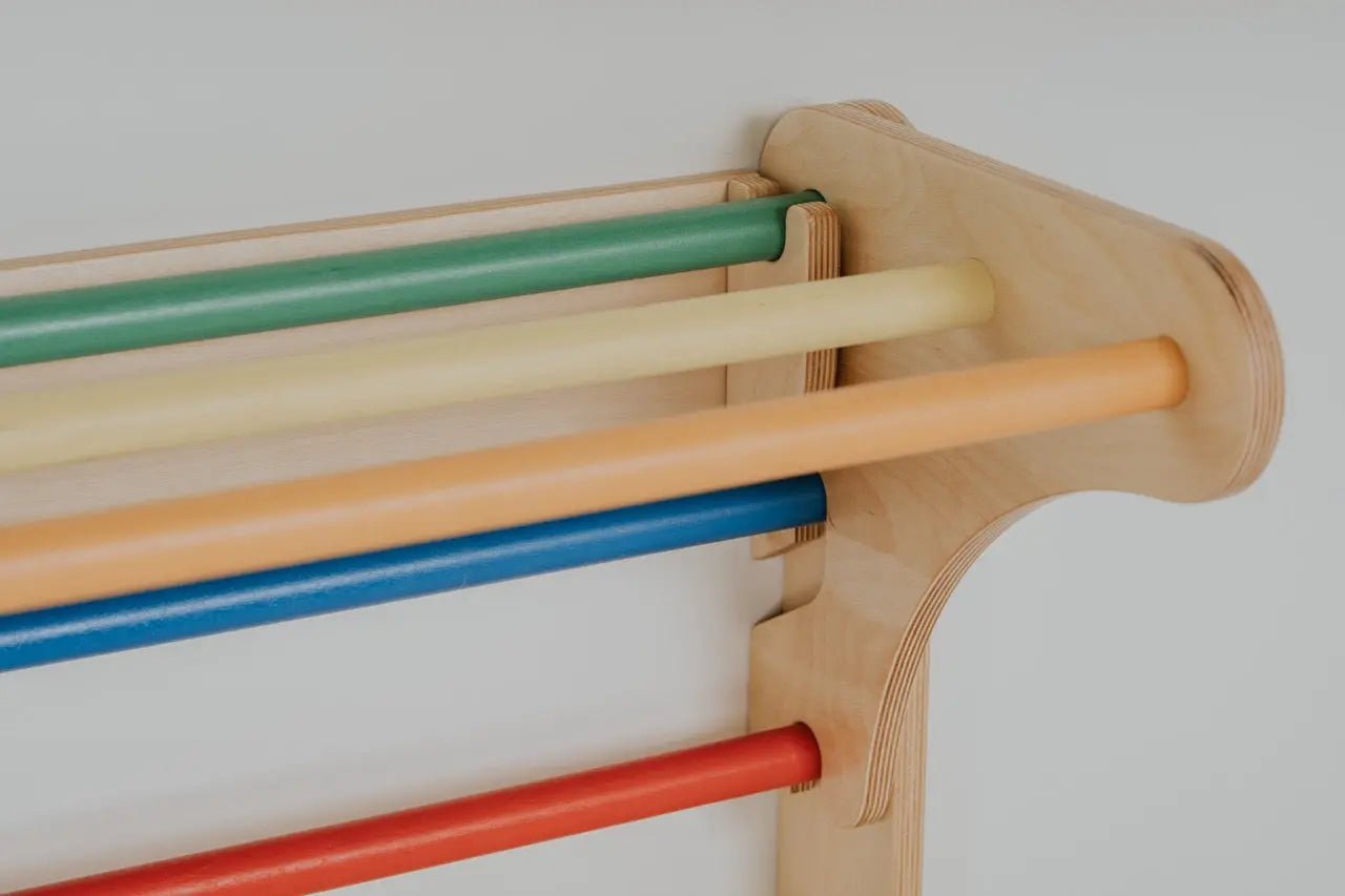 Pikler climbing triangle & climber (swedish) wall - AlmaVidaKids