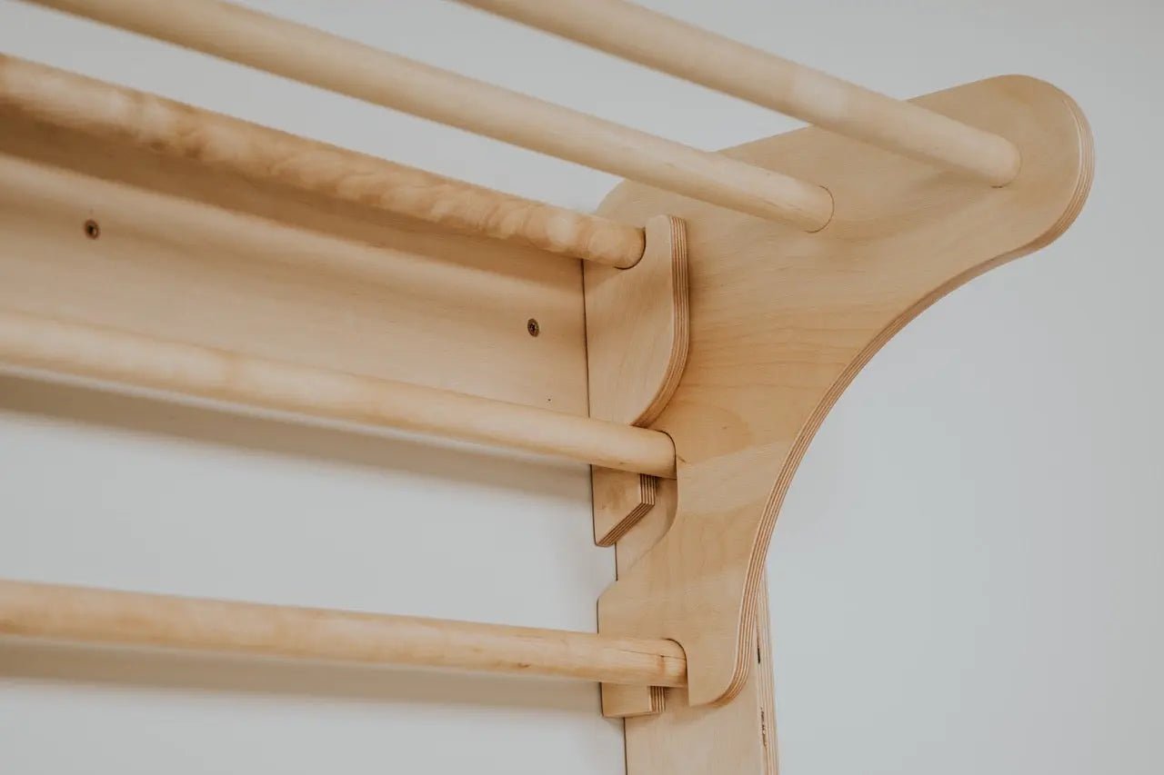 Pikler climbing triangle & climber (swedish) wall - AlmaVidaKids