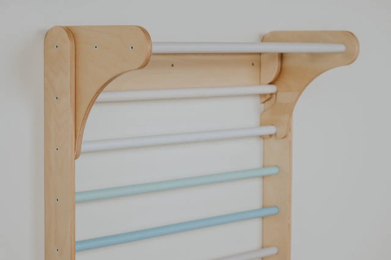 Pikler climbing triangle & climber (swedish) wall - AlmaVidaKids