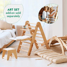 Pikler Triangle | Climbing Arch | Slide Board/Ramp | Rope Ladder | Arch Cushion - AlmaVidaKids