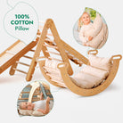 Pikler Triangle | Climbing Arch | Slide Board/Ramp | Rope Ladder | Arch Cushion - AlmaVidaKids