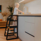 Sleekstep 2-in-1 learning tower in everyday home use