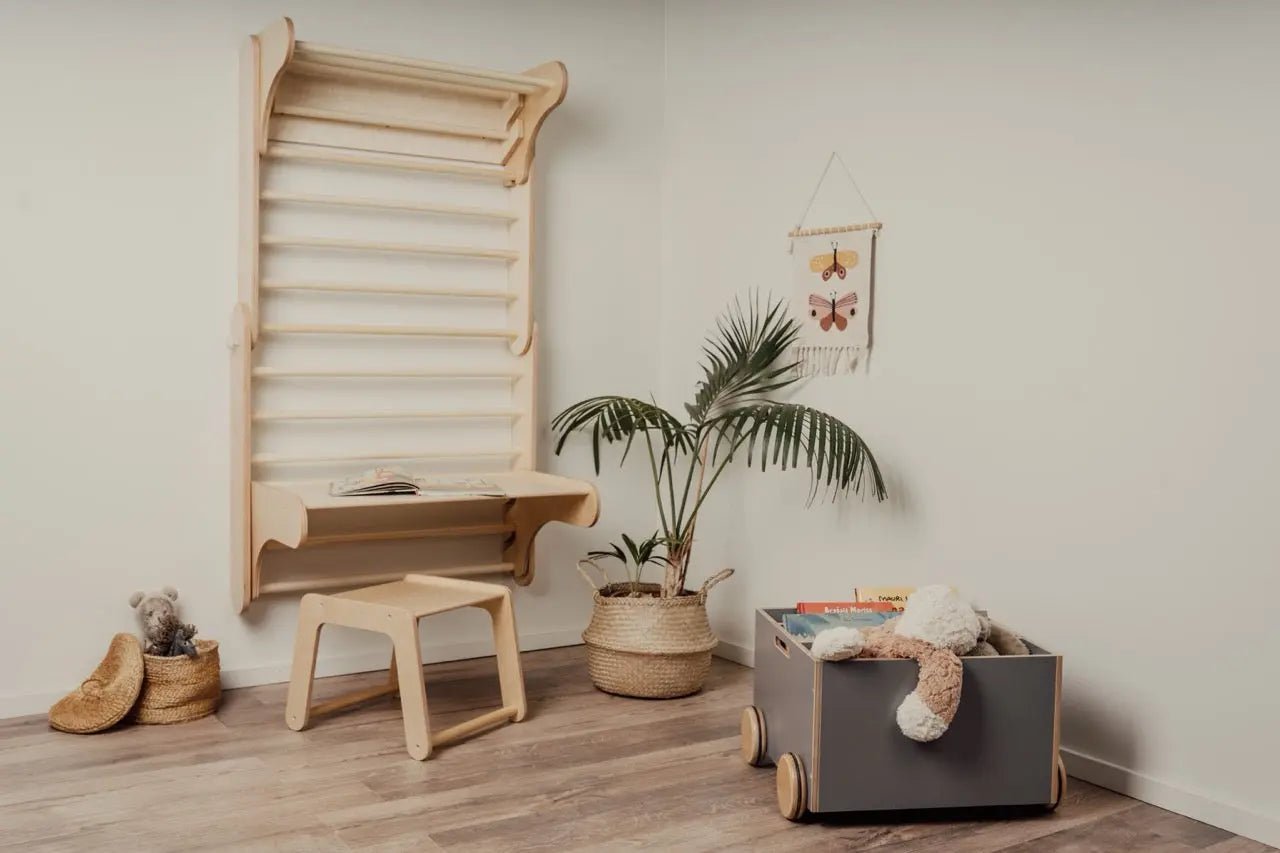 Table & Chair Add - on for Climber Wall - AlmaVidaKids