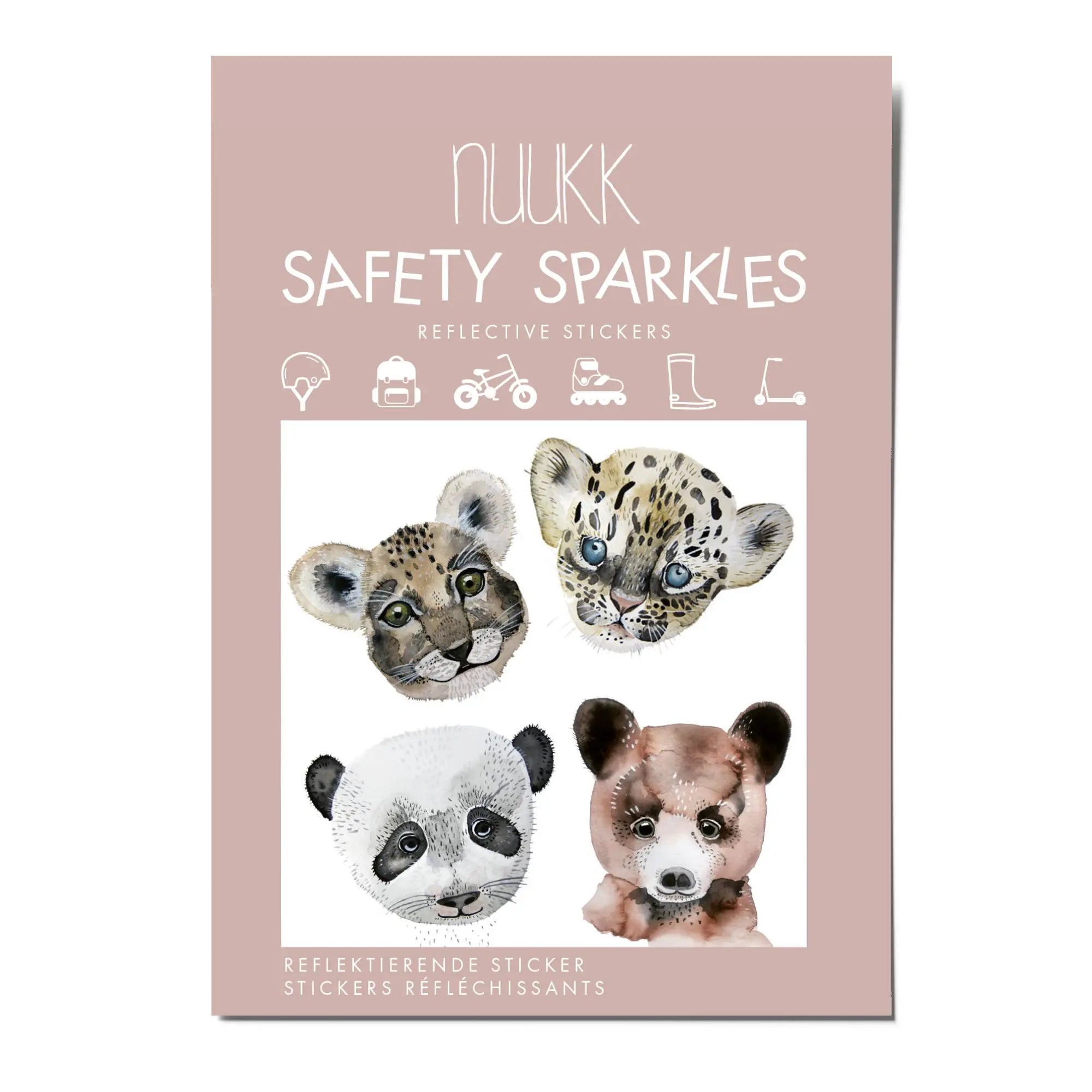 Tiny Roar Reflective Stickers - AlmaVidaKids