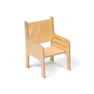 Wooden adjustable toddler chair with side view - TULLA Adjustable Height Chair - AlmaVidaKids