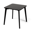 Black height-extendable toddler table with long legs - TULLA Kids Table - AlmaVidaKids