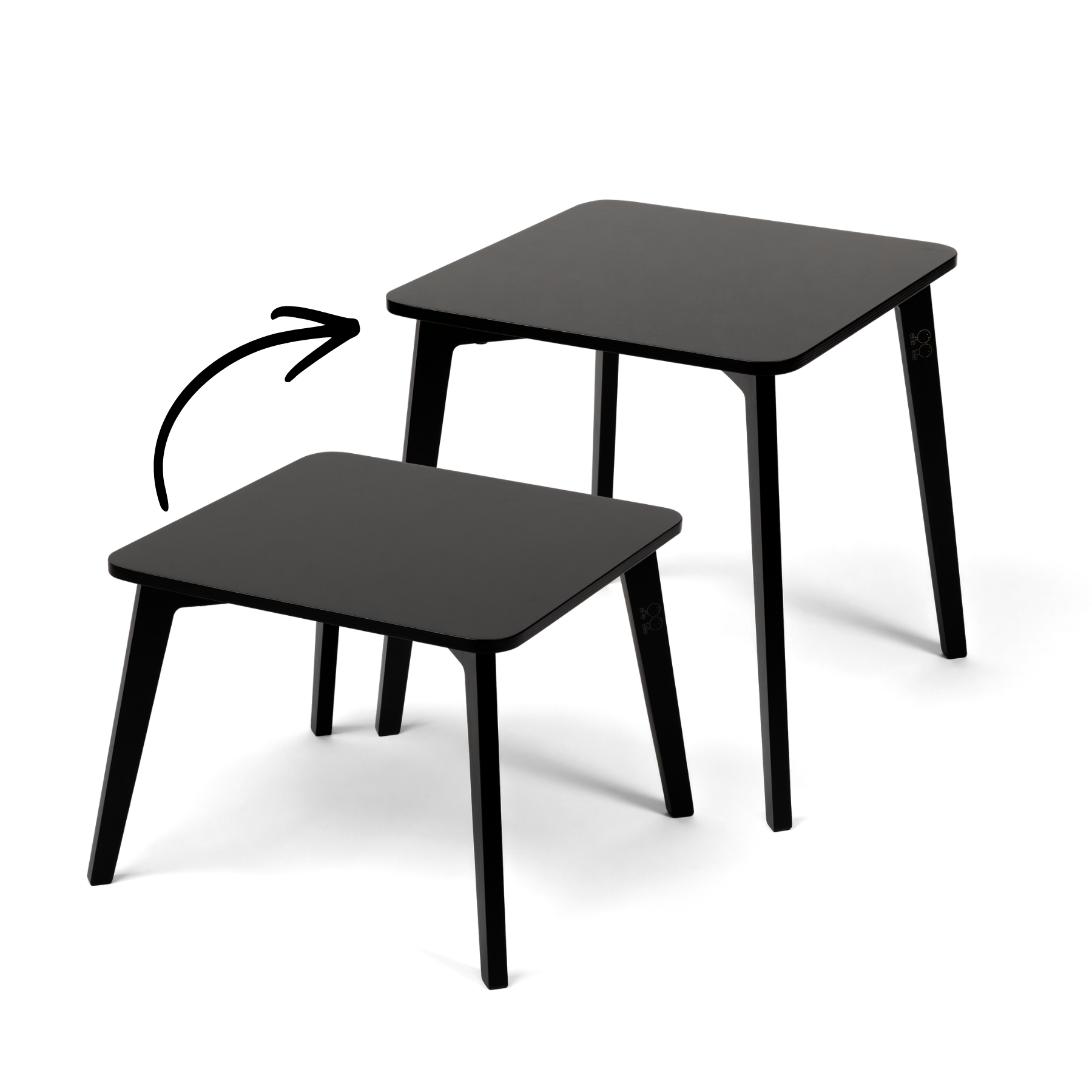 TULLA toddler table detail for adjustable kids table setup — AlmaVidaKids
